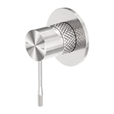 Opal Wall Shower Bath Mixer Brushed Nickel